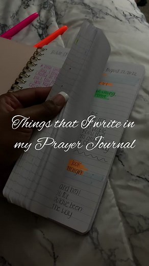 Here’s your sign to start a prayer journal 💓 #blackgirltiktok #blackgirlcontentcreator #blessedgirl #christiantiktok #prayertime #prayerjournaling #prayerjournal #prayersup