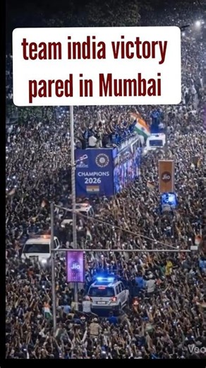 Mumbai Goes Blue! 🇮🇳 Team India Victory Parade 🏆 #teamindia #T20WorldCup #VictoryParade #Mumbai