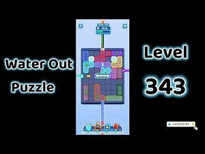 Water Out Puzzle Level 343 Walkthrough 💧 | Step-by-Step Solution | SolutionGuruji