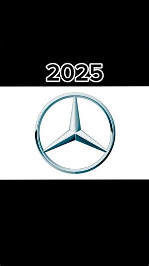 Evolution Of Mercedes-Benz logo🚘#shorts #evolution #logo #trend #nostalgia