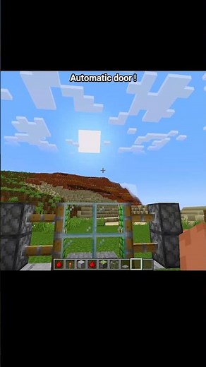 Easy Automatic Door in Minecraft