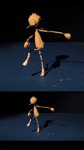 Stop motion Pinocchio FAN ART ...puppet by @beetleowl. #animation #stopmotion #magic