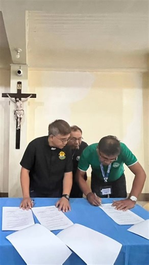 18 reactions | Signing of MOA between CFC-ANCOP and San Blas Academy students/parents | San Blas Parish | Facebook