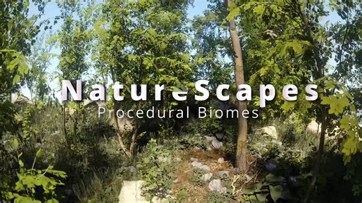Naturescapes：程序生物群落生成器 blender植物插件