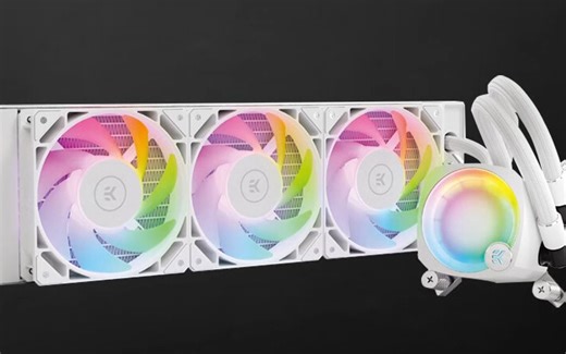 毅凯火力 (ekwb) EK AIO 360 Lux D-RGB 白色一体式CPU水冷散热器 360MM水排 ARGB彩屏灯效怎么样好不好用性价比高的推荐选购买