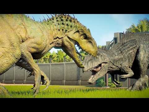 INDOMINUS REX vs DINOSAUR! 🦖 The Most INSANE Fight in Jurassic World Evolution 3!