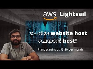 #മലയാളം | AWS Lightsail | AWS Website hosting