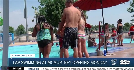 McMurtrey Aquatic Center set to re-open for lap swimming