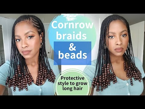 Cornrow Braids On Natural Hair : Protective Style