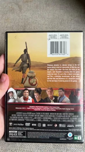 Star Wars: The Force Awakens 2016 DVD Overview