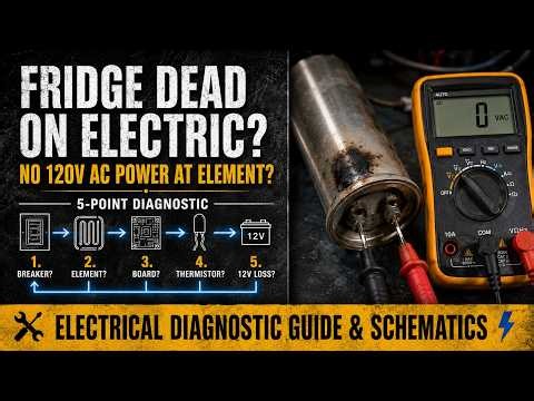 Why is my RV Fridge Not Working on Electric? (5 Causes & Fixes)