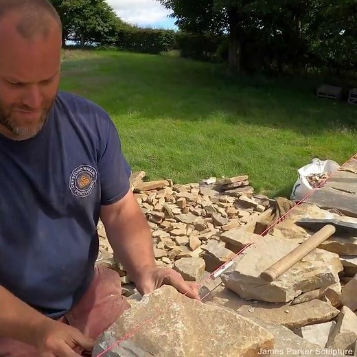 Building a Small Stone House in 59 Seconds