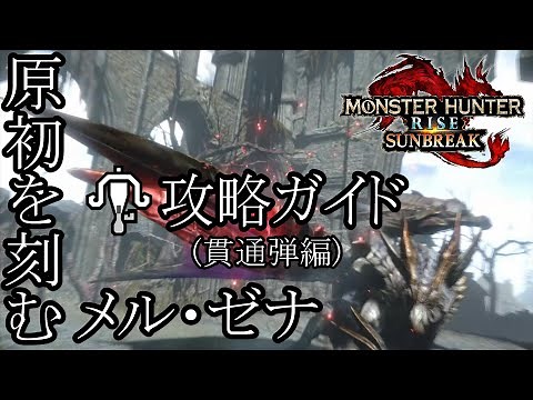【MHR:SB】(貫通弾編)原初を刻むメル・ゼナ攻略ガイド【モンハンライズ】【サンブレイク】【ライトボウガン】