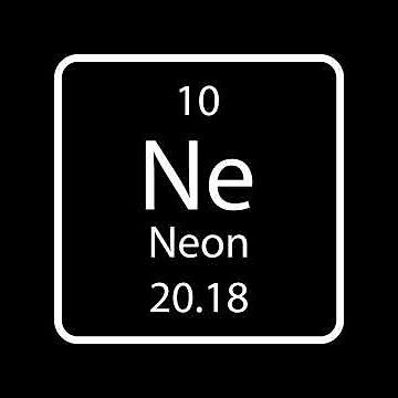 Neon Explained in 60 Seconds | Element #10 of the Periodic Table 💡 | The Brilliant Noble Gas