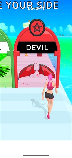 Girl choosing devils side 🥺 #viralreels #viralshort #gaming