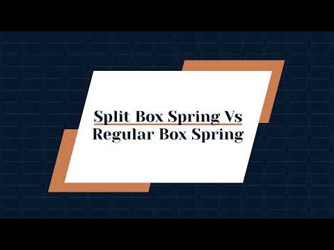 Split Box Spring Vs. Regular Box Spring | STL Beds