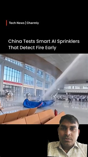 chaina test smart AI sprinkler #technology #technologia #surendraupdate #shorts #shortvideo #tech