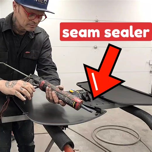 Step 1: prep metal Step 2: apply direct to metal paint Step 3: apply seam sealer Step 4: apply rocker guard | Bad Chad