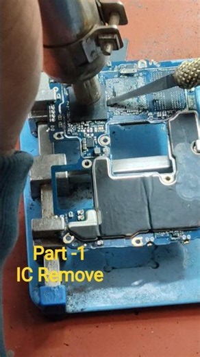 Mobile Pcb IC Remove #mobilerepairing #shorts