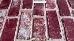 Commomy 3D Peel and Stick Brick Tiles - 10 pcs 11.8" x 11.8" Small Size PVC Faux Brick Wall Panels Brick Wallpaper Wall Tile for Kitchen Backsplash,Bedroom,Living Room,Fireplace