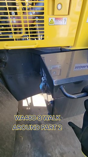 Komatsu WA480-8 Loader Features and Functions