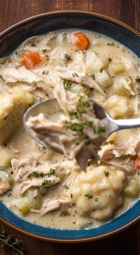 Slow Cooker Chicken & Dumplings