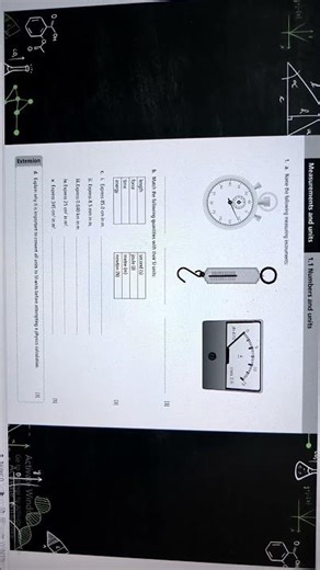 Physics Work Book, 1. Measurments and units #physics