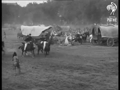 Indians Attacks Covered Wagons (1934)