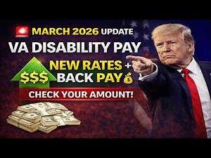 🚨 VA Disability March 2026 Pay Update – New Rates & Back Pay Explained