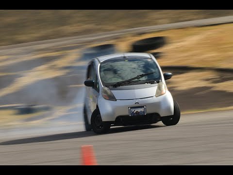 三菱アイ（隼エンジン搭載） スライドジムカーナ（2023/11/26)