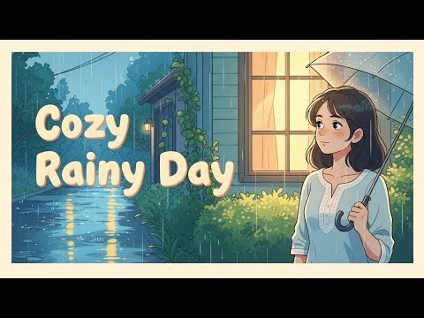 Peaceful Rainy Day in cozy house Ghibli style☕🌿 | Cozy Relaxing Animation #ghibli #2d