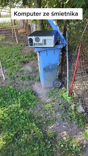 Repurposing an Old Computer into a Trash Bin