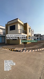 S0017: BRENDA SINGLE ATTACHED HOUSE IN GENERAL TRIAS CATIVE | NEAR CALAX | BANK|INHOUSE | SAFE & CLEAN COMMUNITY SELLING POINTS: Along Open Canal / Daang Hari Extension Near CALAX (Cavite to Laguna Expressway) Near soon to rise SM GENTRI (pinakamalaking SM sa buong Calabarzon) 10 minutes from the District Imus Mall Quality houses at a reasonable price Exclusive Village w/ 24/7 roving security Flood Free (Elevated Subdivision) Thru Bank & In-house financingMaximum of 25 yrs to pay MODEL: BRENDA S
