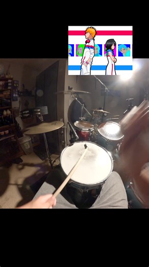 Bleach Opening 1 - *Asterisk by ORANGE RANGE #drums #pov #musictok #anime #bleachanime