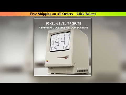 Retro Clock Creativity Maclock Alarm Clock Student Specific Wake Up Artifact Desktop Decor