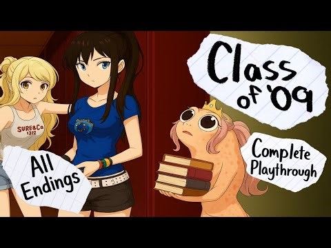 📓Class of ’09 Full Gameplay (All Endings) - This Game Might Contain A....swear...🤫