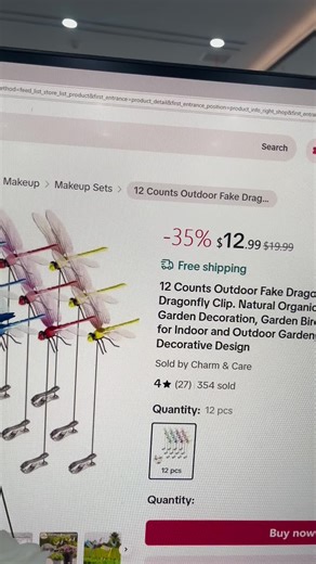 Deerflies are the worst this time of year so I tried the fake dragonfly trick to see if it would actually work!#fyp #fypviral #dragonfly #tiktokshop #tiktokshopmademebuyit #tiktokshopcreatorpicks #fakedragonflyclip