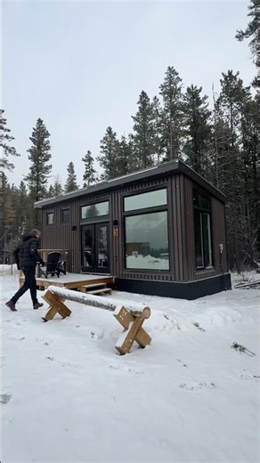 Touring a Prefab Tiny Home in the Mountains with a Huge View #hometour