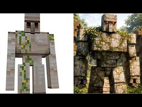 Minecraft Characters & Mobs in real life part 1|Minecraft characters Reimagined