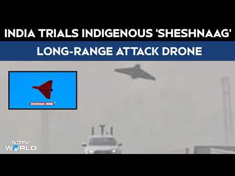 India Tests Indigenous Long-Range Attack Drone ‘Sheshnaag’ From Highway Vehicle Launcher
