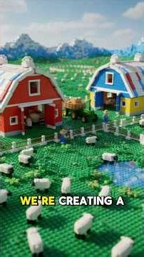 ⭐Building a Giant LEGO Sheep Farm! 🧱🐑🌾