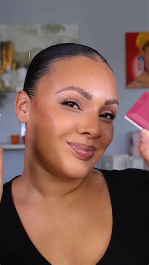 This @glossier Cloud Paint Plush Blush sits so beautifully on top of creams AND powders! I’m obsessed 🤩 I’m using the shades Float & Plume ✨ #explorepage #makeup #makeuptutorials #fallmakeup #blush #beauty #grwm | Viva Glam Kay