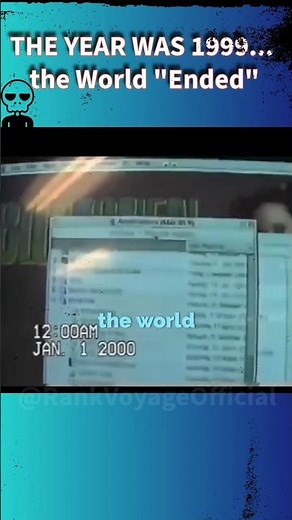 The Year Was 1999... The Day the Digital World "Ended" 💻🔥