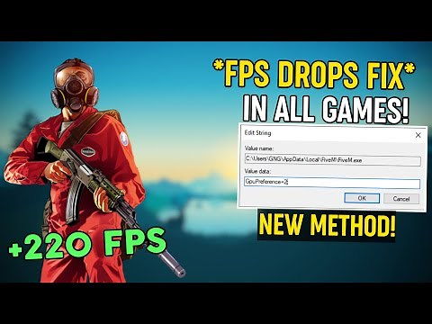 Fix FPS Drops In FiveM - New Method to Fix Shuttering in ALL GAMES! 2023 FPS Boost Guide