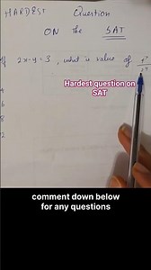 hardest question on sat #sat #hardest #math #tricks