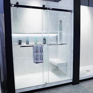 HGTV on Instagram: "Looking for a budget-friendly way to update your shower? 🙋‍♀️ 🚿 Increase shelving and elevate style with these affordable shower inserts. 🤩 See more amazing before-and-after bathroom makeovers at the link in our bio. 🔝⁠ ⁠ #bathroom #design #shower #interiordesign"