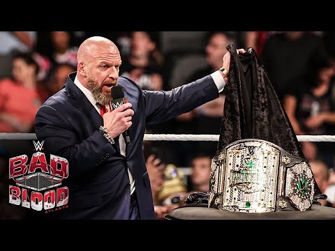 Triple H unveils the Crown Jewel Championship: Bad Blood 2024 highlights