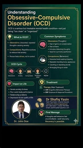 🧠 Understanding Obsessive-Compulsive Disorder (OCD): Symptoms, Diagnosis & Treatment