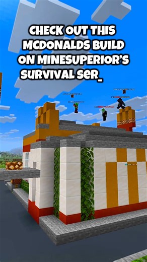 McDonald’s Minecraft Build On MineSuperior’s Multiplayer Survival Server