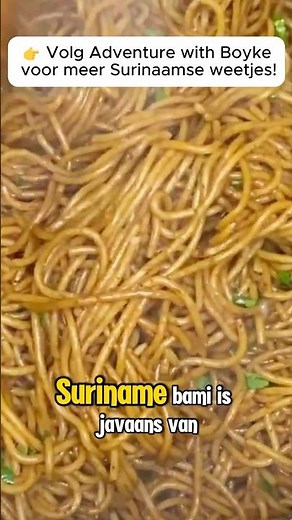 You'll want to try this Surinamese bami!